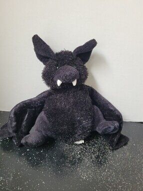 Ganz Plush Black Bat Stuffed Toy - Soft Kids Plushie